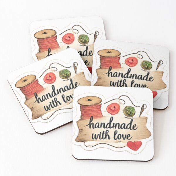 Item preview, Handmade with Love - Sewing Yarn Craft Label designed and sold by sadedream.