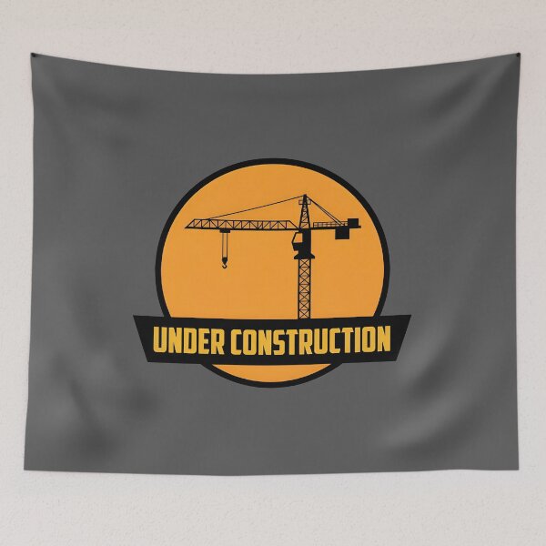 Item preview, UNDER CONSTRUCTION - Tower Crane Industrial Civil Engineer designed and sold by Zazz Lee.