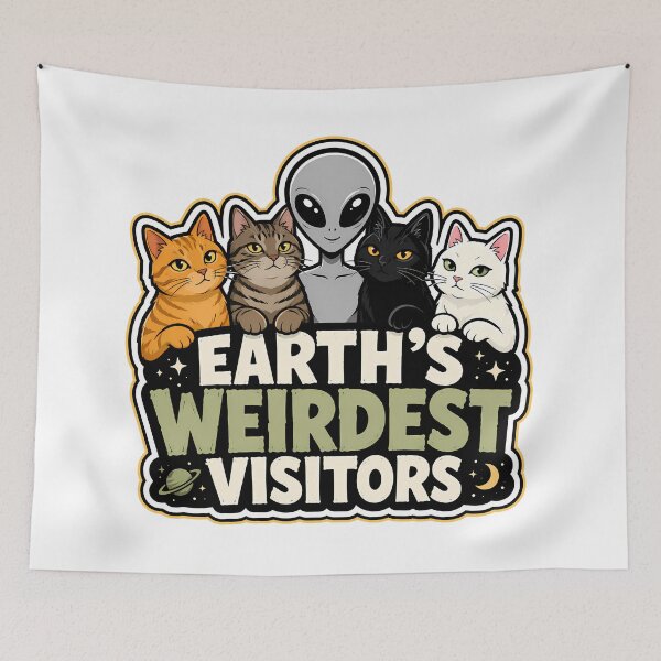 Item preview, Earth's Weirdest Visitors designed and sold by Azagthoth.
