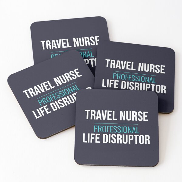 Item preview, Travel Nurse Professional Life Disruptor Funny Travel Nursing Gift designed and sold by RidgelinePress.