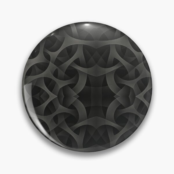 Item preview, Cyberpunk Rorschach Dark black symmetry pattern designed and sold by ArteVintage.