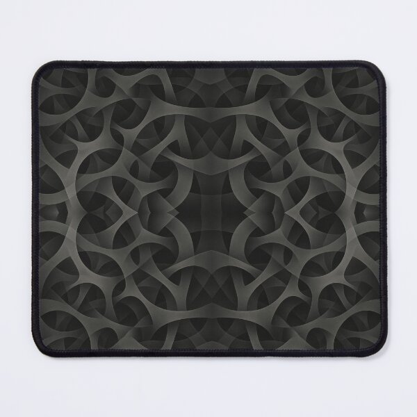 Item preview, Cyberpunk Rorschach Dark black symmetry pattern designed and sold by ArteVintage.