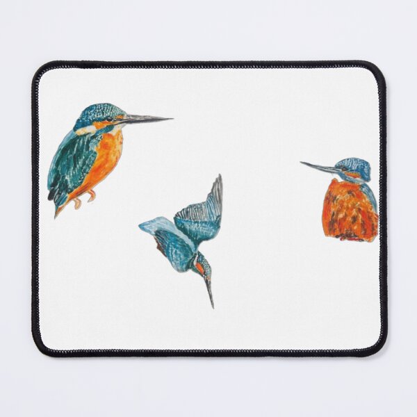 Item preview, Three Kingfishers: Acrylic Painted designed and sold by charlotteroro.