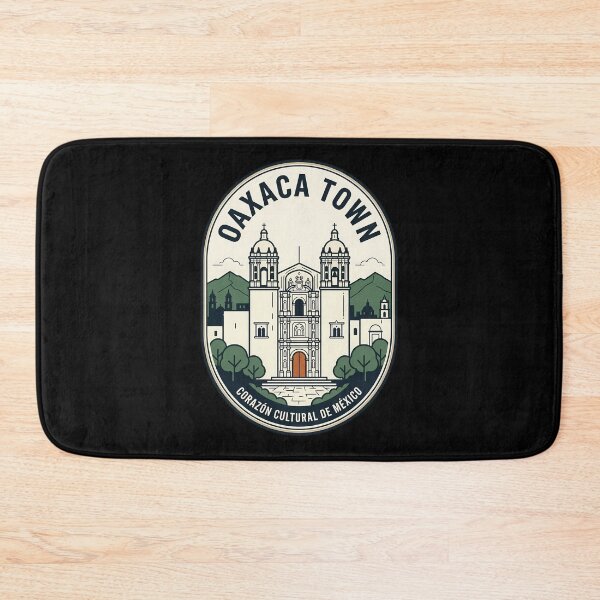 Item preview, Oaxaca Town Mexico Vintage Travel Emblem designed and sold by k3rstman1.