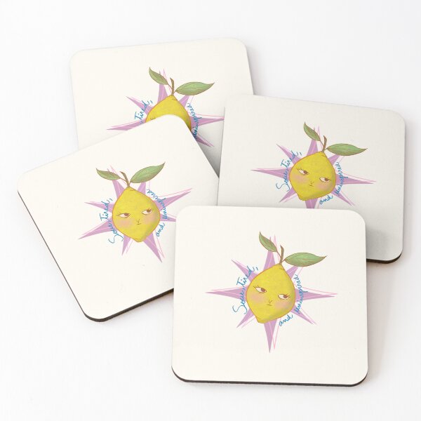 Item preview, Sour Tired and Uninspired Funny Lemon Retrô Art designed and sold by Pop & Punch.