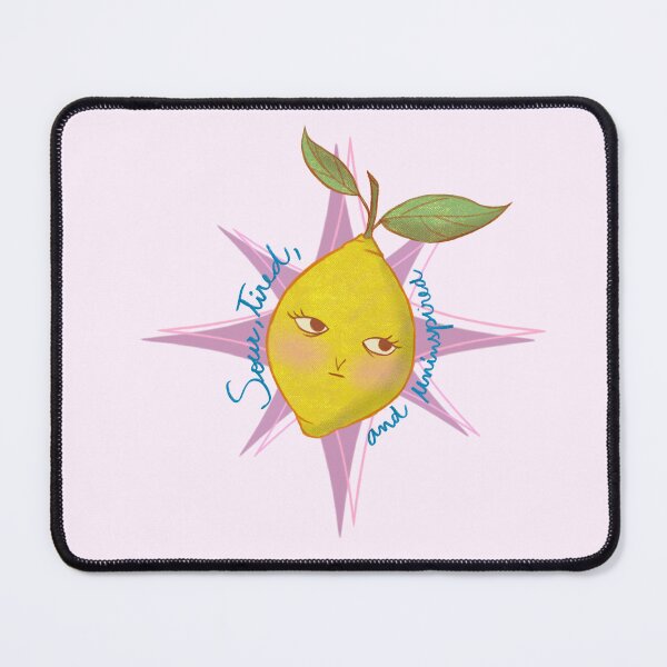 Item preview, Sour Tired and Uninspired Funny Lemon Retrô Art designed and sold by Pop & Punch.