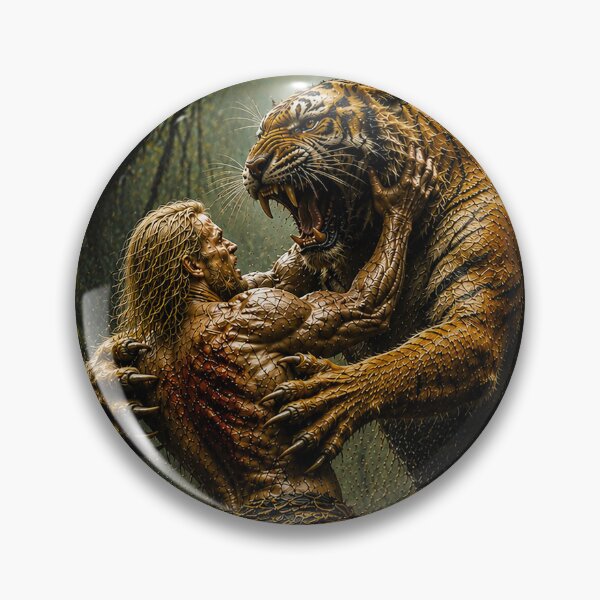 Item preview, EPIC NATURE - Man and a Tiger designed and sold by MetusArt.