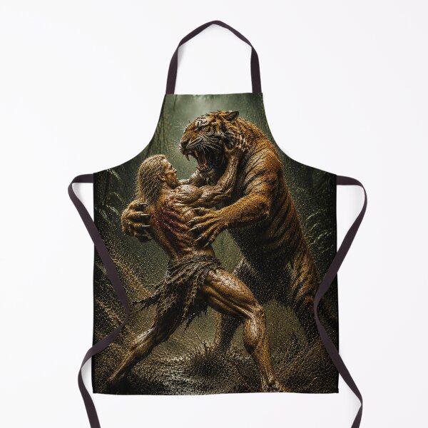 Item preview, EPIC NATURE - Man and a Tiger designed and sold by MetusArt.
