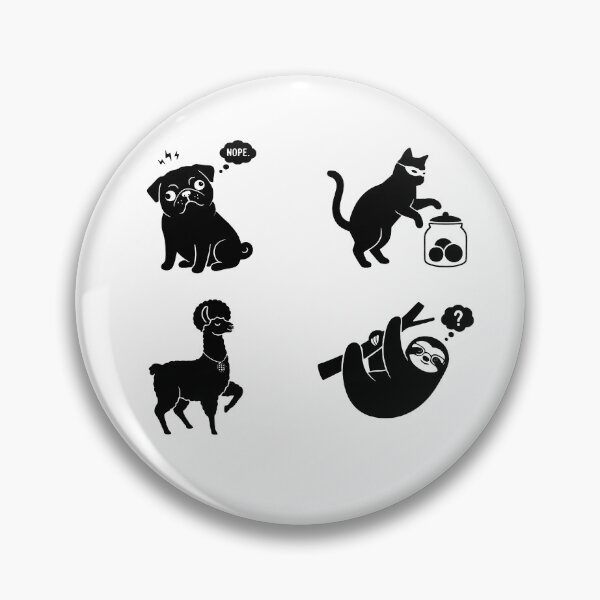 Item preview, ​Funny Animal Sticker Sheet  designed and sold by SatyaYug.