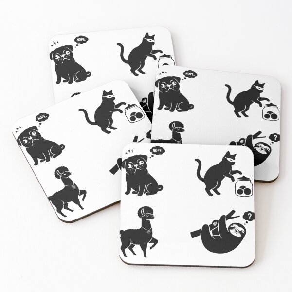 Item preview, ​Funny Animal Sticker Sheet  designed and sold by SatyaYug.
