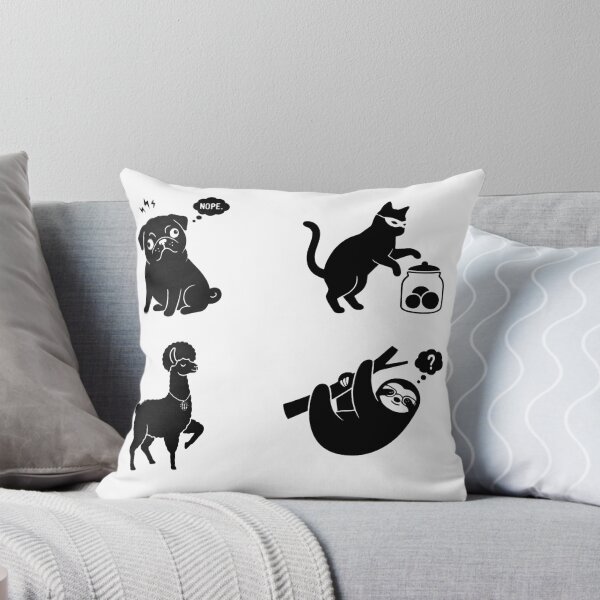 Item preview, ​Funny Animal Sticker Sheet  designed and sold by SatyaYug.