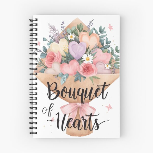 Item preview, Bouquet of Hearts | Cute Floral Heart Bouquet Design designed and sold by Cartoon art with a purpose ❤️ Supporting Althea’s friends .