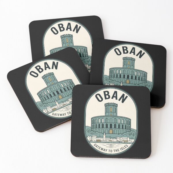 Item preview, Oban Scotland McCaig's Tower Vintage Travel Emblem designed and sold by k3rstman1.