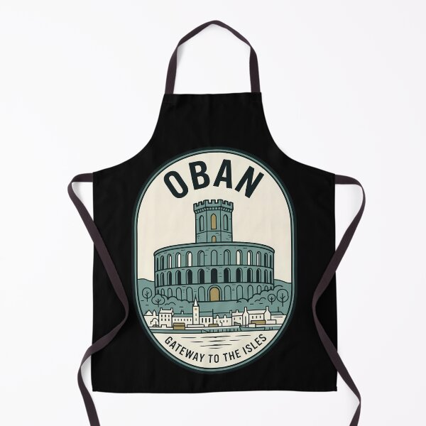 Item preview, Oban Scotland McCaig's Tower Vintage Travel Emblem designed and sold by k3rstman1.