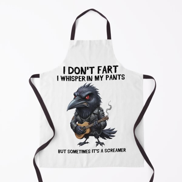 Item preview, I Don't Fart I Whisper In My Pants | Funny Crow designed and sold by WonderWaresGifts.