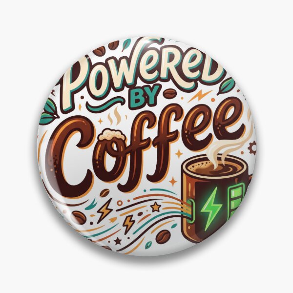 Item preview, Powered_by_Coffee_vector_art designed and sold by VisionGraphic.