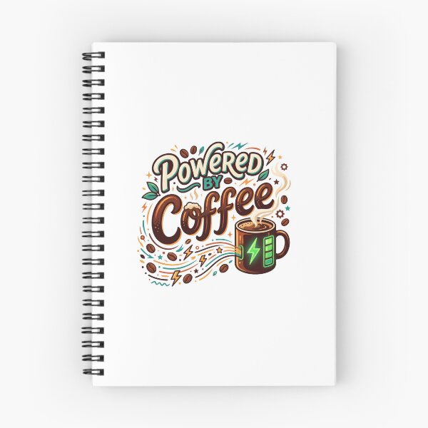 Item preview, Powered_by_Coffee_vector_art designed and sold by VisionGraphic.