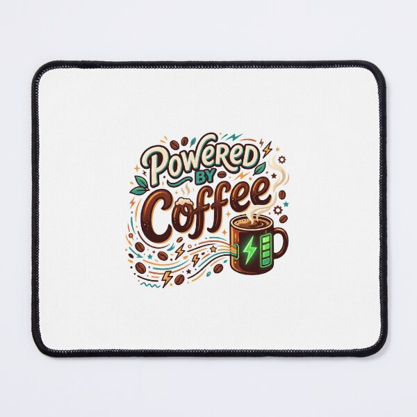 Item preview, Powered_by_Coffee_vector_art designed and sold by VisionGraphic.