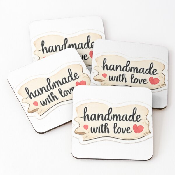 Item preview, Handmade with Love - Minimal Script Typography Label designed and sold by sadedream.