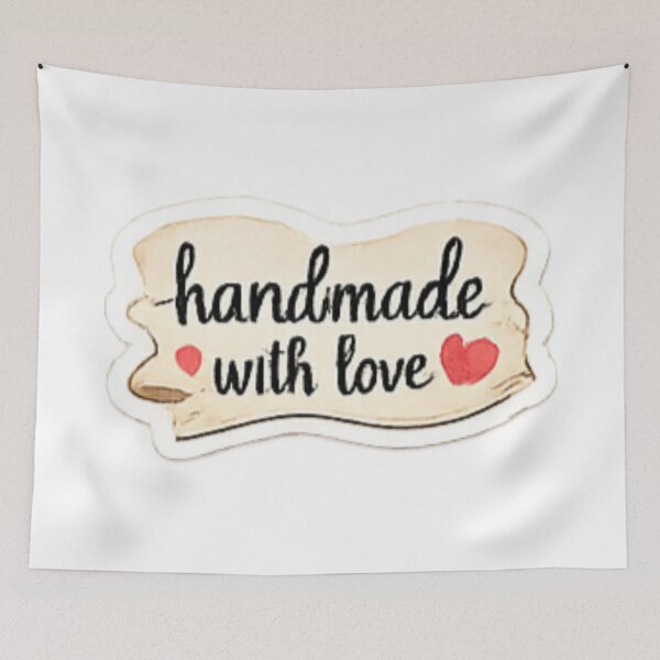 Item preview, Handmade with Love - Minimal Script Typography Label designed and sold by sadedream.
