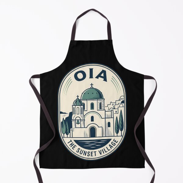 Item preview, Oia Santorini Greece Vintage Travel Emblem designed and sold by k3rstman1.