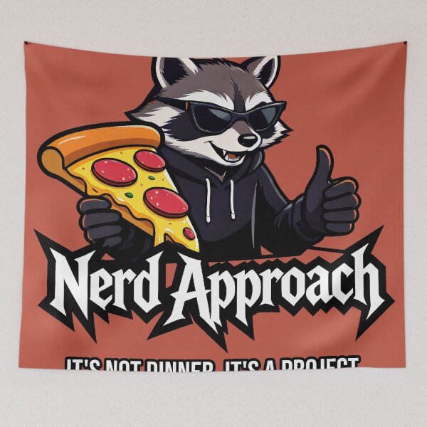 Item preview, Pizza Lover Raccoon, Not Dinner — It's a Project designed and sold by NerdApproach.