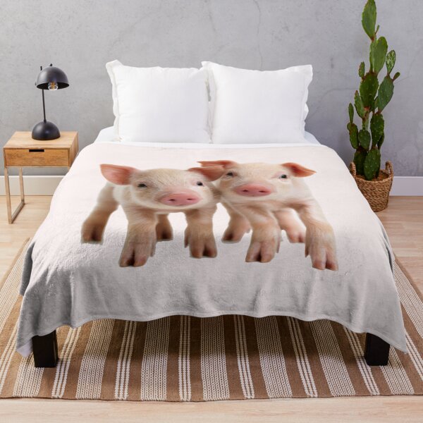 Aperçu de l'œuvre Des cochons vraiment mignons créée et vendue par ArtfulPlay.