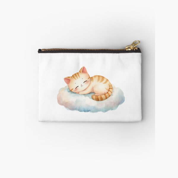 Item preview, Sleeping Watercolor Cat on Cloud designed and sold by Oddifys.