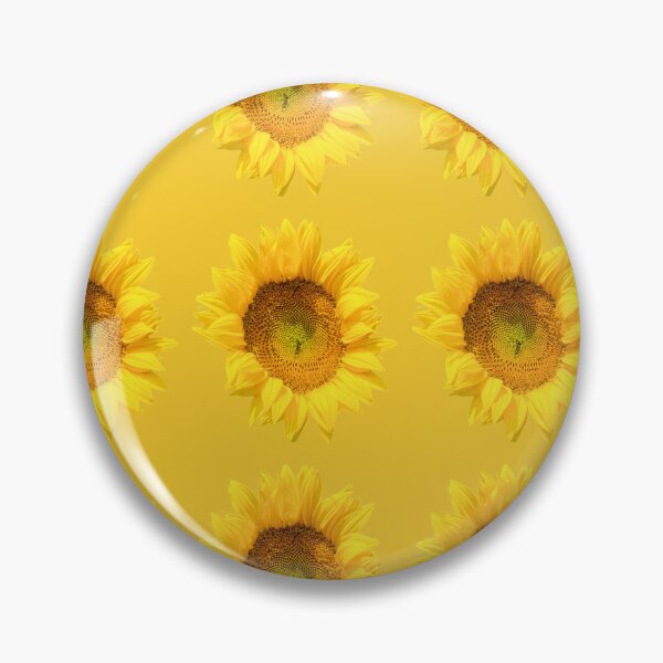 Item preview, Sunflower on yellow background  designed and sold by happytraveller1.