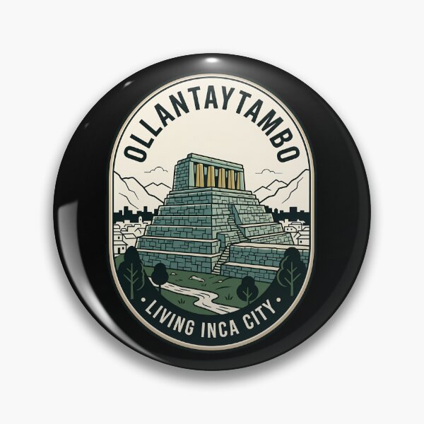 Item preview, Ollantaytambo Peru Living Inca City Vintage Travel Emblem designed and sold by k3rstman1.