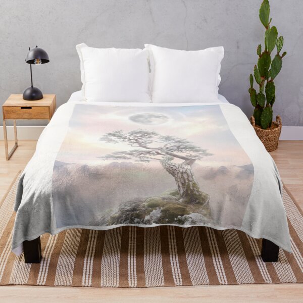 Item preview, Mystic Pine and White Moon: Graceful Morning Fog Edition designed and sold by SOOstudio73.