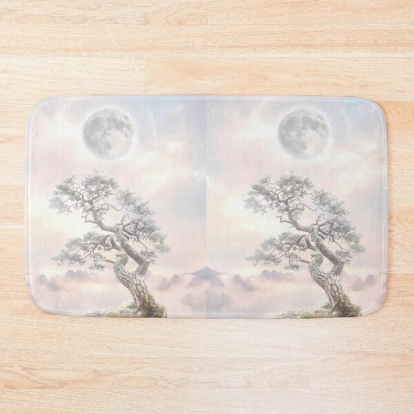 Item preview, Mystic Pine and White Moon: Graceful Morning Fog Edition designed and sold by SOOstudio73.