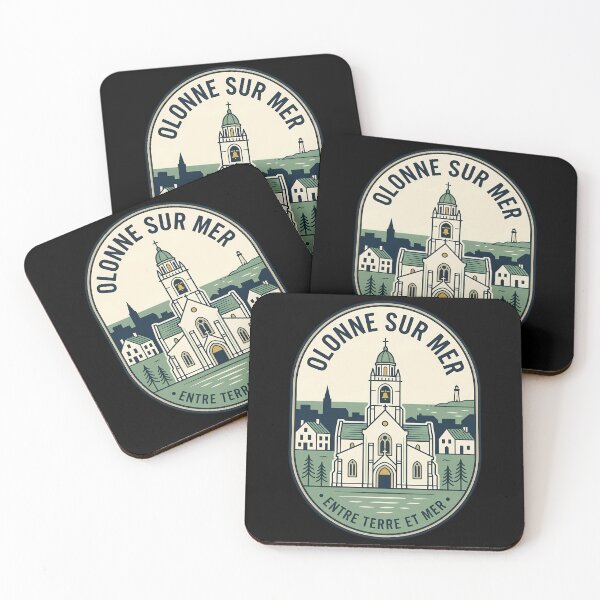 Item preview, Olonne Sur Mer France Vintage Travel Emblem designed and sold by k3rstman1.