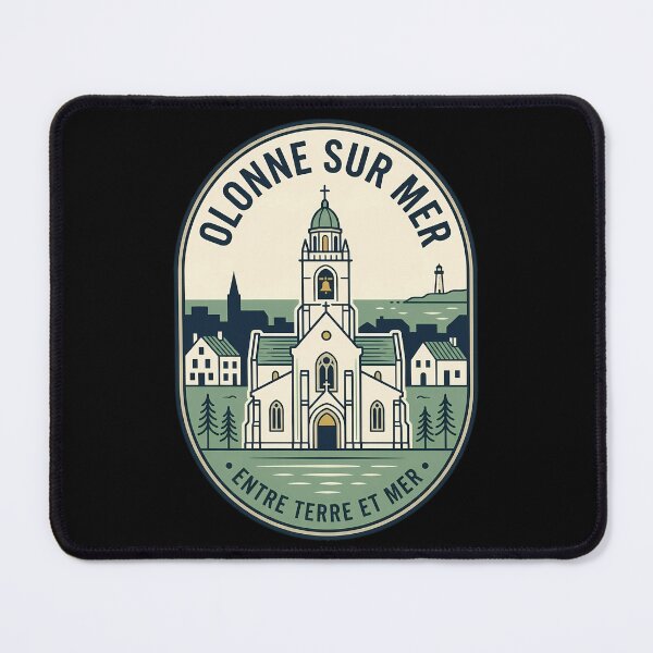 Item preview, Olonne Sur Mer France Vintage Travel Emblem designed and sold by k3rstman1.