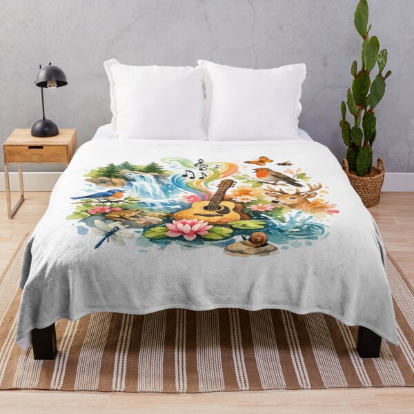 Item preview, Nature's Sound Abstract Watercolor Art designed and sold by odkocreative.