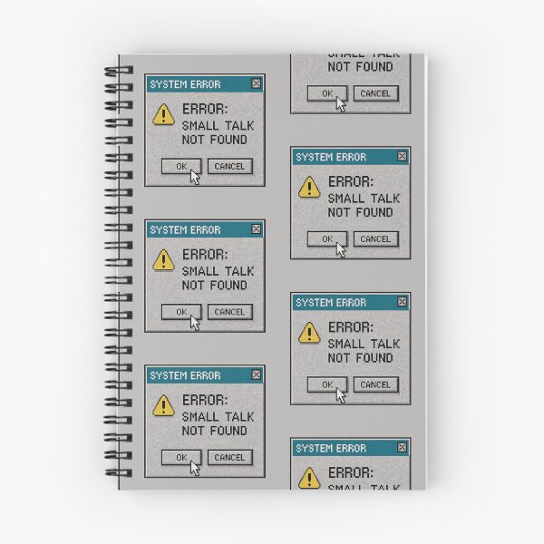 Item preview, Communication Error – Small Talk System Error designed and sold by Mad Factory Designs.