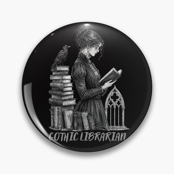 Item preview, Gothic Librarian Vintage Ink Illustration designed and sold by Tadeusz1.