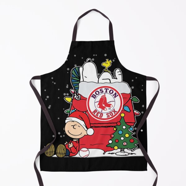 Item preview, Boston Baseball Christmas Holiday Snoopyhouse designed and sold by ManderasTHE4.