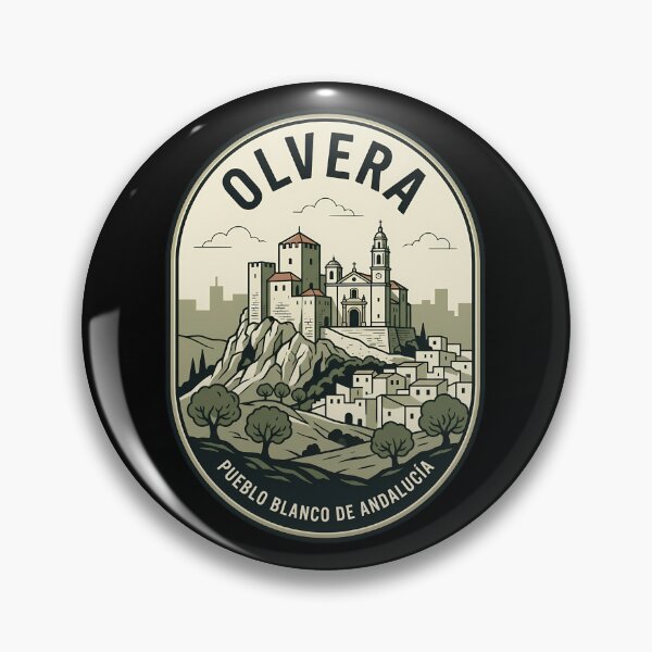 Item preview, Olvera Andalusia Spain Vintage Travel Emblem designed and sold by k3rstman1.