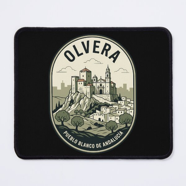 Item preview, Olvera Andalusia Spain Vintage Travel Emblem designed and sold by k3rstman1.