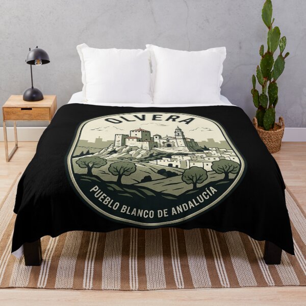Item preview, Olvera Andalusia Spain Vintage Travel Emblem designed and sold by k3rstman1.