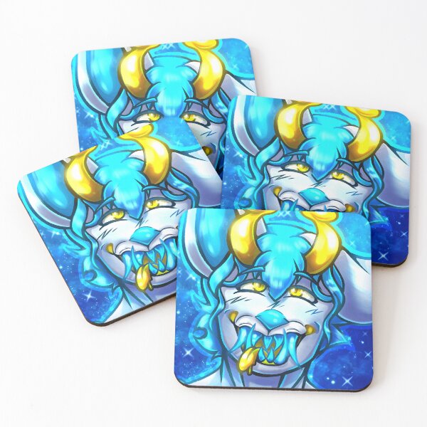 Item preview, Celestial Blue Dragon With Golden Horns designed and sold by Quaticsapp.