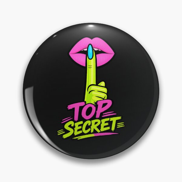 Item preview, Top Secret Shhh Lips Pop Art Graphic T-Shirt designed and sold by Aimetoi.