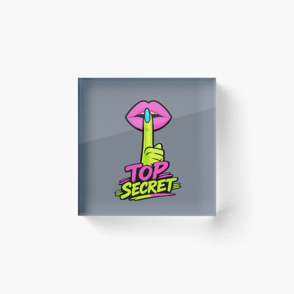 Item preview, Top Secret Shhh Lips Pop Art Graphic T-Shirt designed and sold by Aimetoi.