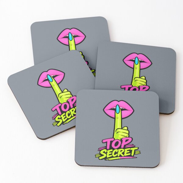 Item preview, Top Secret Shhh Lips Pop Art Graphic T-Shirt designed and sold by Aimetoi.