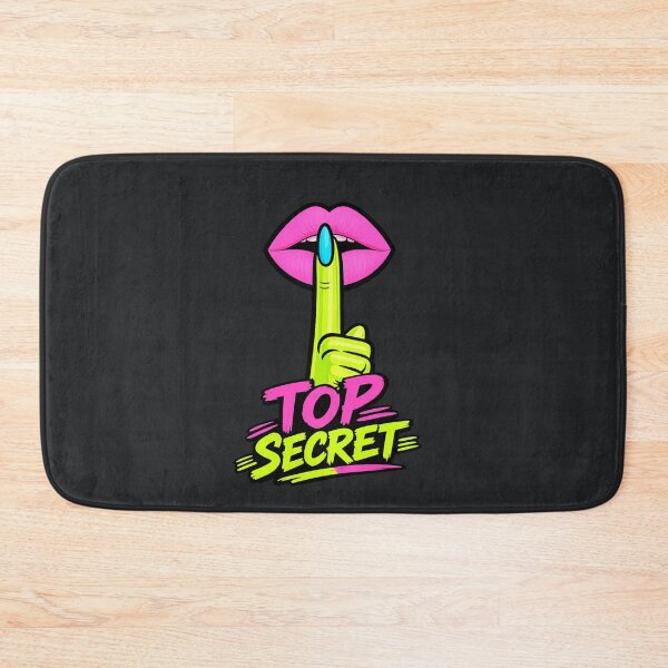 Item preview, Top Secret Shhh Lips Pop Art Graphic T-Shirt designed and sold by Aimetoi.