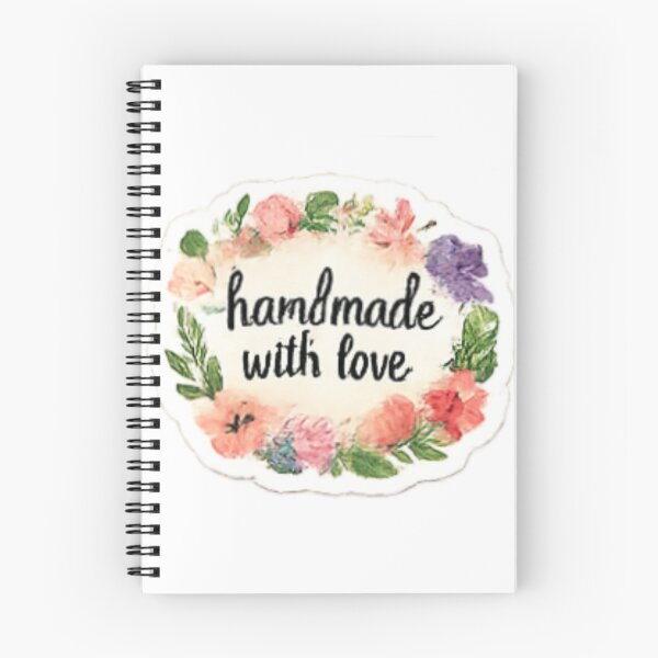 Item preview, Handmade with Love - Floral Border Label designed and sold by sadedream.