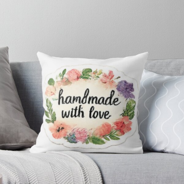 Item preview, Handmade with Love - Floral Border Label designed and sold by sadedream.