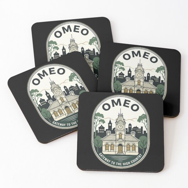 Item preview, Omeo Victoria Australia Vintage Travel Emblem designed and sold by k3rstman1.