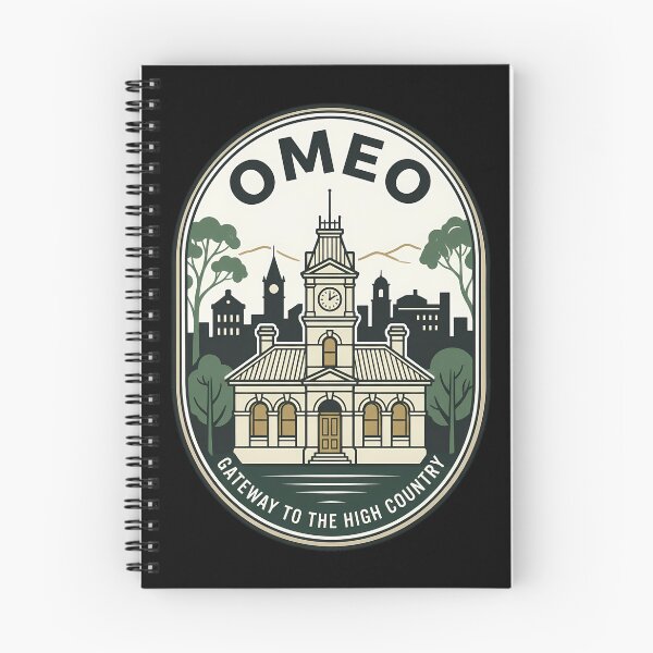 Item preview, Omeo Victoria Australia Vintage Travel Emblem designed and sold by k3rstman1.